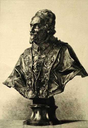 Busto del papa bonifacio - del,