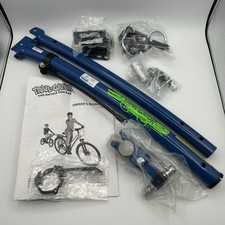 Trail Gator Barra Traino Bici per Traino Bici Giovanile 100% Completa, Blu