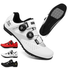 Scarpe Mountain Bike Uomo Bici Strada Rb Velocità Ciclismo Sneaker Pedale Piatto Mtb