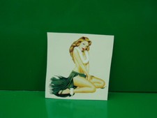Adesivo pin up vespa lambretta