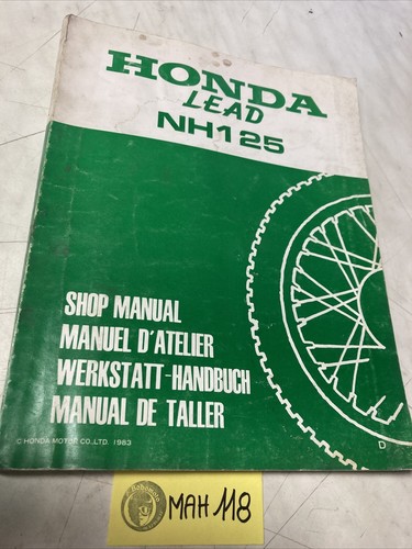 Honda nh125 1983 lead 125 - nh,