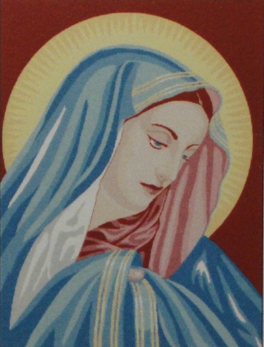 Quadro canovaccio mezzo punto - mezzo,