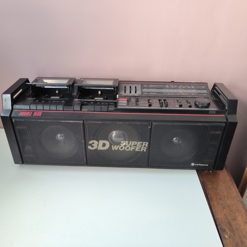 Hitachi trk 3d8e boombox - hitachi, trk-3d8e
