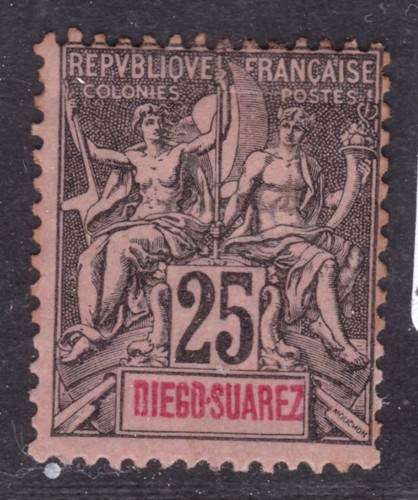 Timbre 1893 colonies diego - 1893,