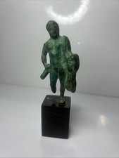 Statua scultura artefatto votivo Ercole in bronzo
