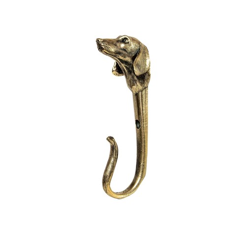 Ganci parete ottone a - in,