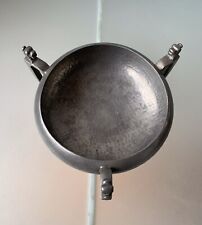 RARA antica ciotola/centrotavola inglese in peltro