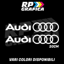 COPPIA ADESIVI AUDI fiancata