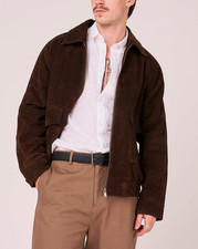 Giubbotto pelle scamosciata