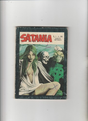 Fumetto horror satania serie - fumetto,