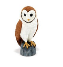 Safari Ltd 150029 Schleiereule 7 cm Serie Flügel der Erde