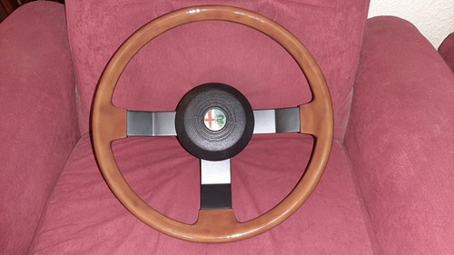 Steering wheel wood - wood, alfa
