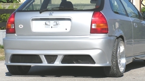 Paraurti posteriore tuning