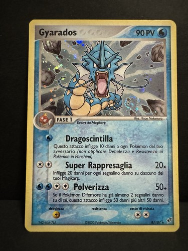 Pokemon gyarados holo - holo, 8/107