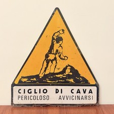 CARTELLO INDUSTRIALE ANNI 60