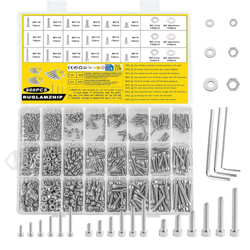 900 set viti m3 m4 - 900, m2