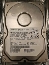 Disco rigido desktop Hitachi Deskstar 61,4 GB IDE 07N9209 7200 RPM testato funzionante