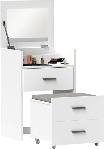 Postazione trucco con specchio - trucco,