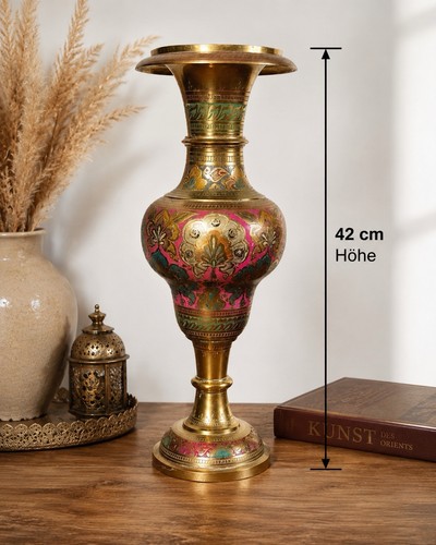 Antico vaso indiano ottone - indiano,