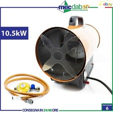 Stufa Generatore Di Aria Calda A Gas 10,5 kW Per Magazzino Cantiere Serra Brixo