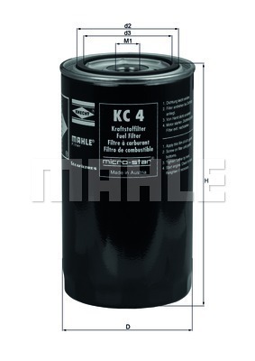 Filtre carburant knecht - carburant,