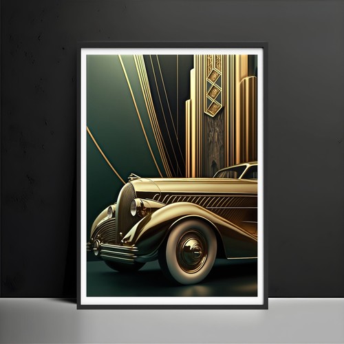 Art deco luxury vintage - art,