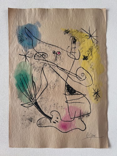 Joan miro disegno carta - miro,