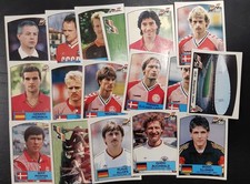 LOTTO 17 FIGURINE CALCIATORI PANINI  EURO 88 TUTTE DIVERSE BUONE CONDIZIONI