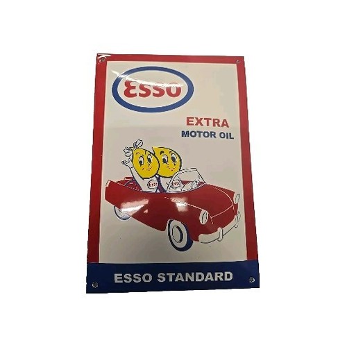 Targa smaltata auto - auto, esso