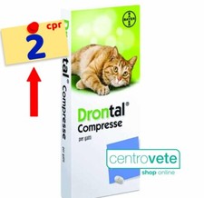 DRON-TAL 2 Compresse Gatto SCONFEZIONATO → Parassiti intestinali Gatti Vermifugo