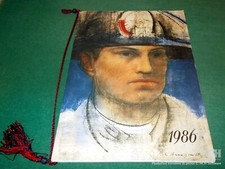 CALENDARIO dell'Arma dei CARABINIERI del 1986 con cordoncino ottimo