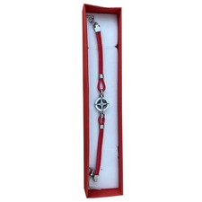 Bracciale uomo in acciaio e corda