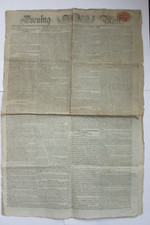 Original antique newspaper