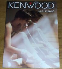 catalogo KENWOOD HI-FI STEREO 1988? (Linear Italy/52 pagine) Perla Nera MIDI M31