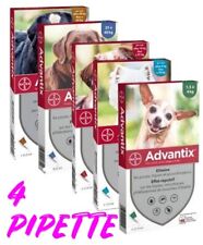 Advantix Antiparassitario 4 Pipette da 0-4 / 4-10 / 10-25 / oltre 25 kg