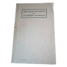 Black Cat Press 1938 The Least