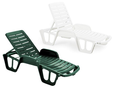 Lettini resina reclin verdi - lettini,