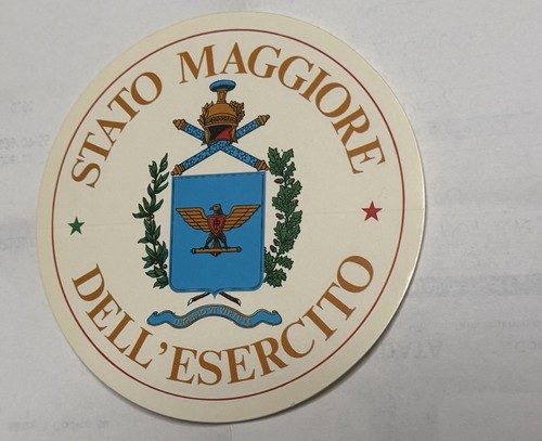 Adesivo vintage stato maggiore - adesivo,