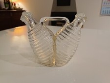 Porta olio e aceto vetro anni 30-40 vintage