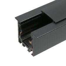 Binario elettrificato magnetico da incasso 16mm 48V dc 2 metri nero M LEDME