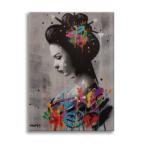 Geisha quadro canvas - -,