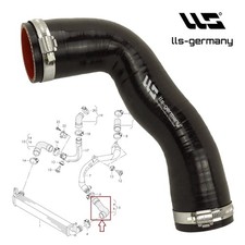 Tubo pressione rinforzato per VW Polo V 1.2 TDI 1.6 TDI 6R0145832E tubo turbo