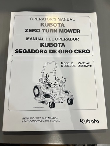 Kubota manuale operatore - kubota,