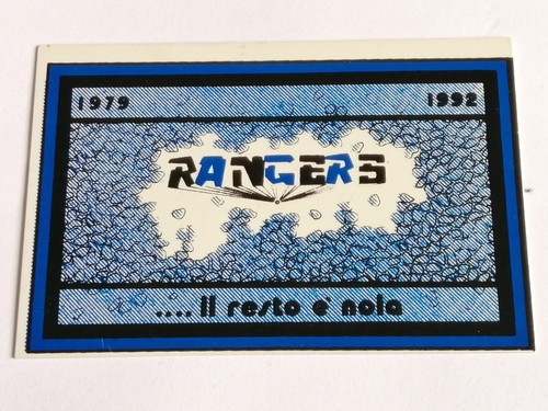 Tessera ultras rangers - tessera,