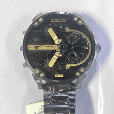 ⌚ Diesel Mr. Orologio Uomo Daddy 2.0 Cronografo Quadrante Acciaio Cinturino 57MM