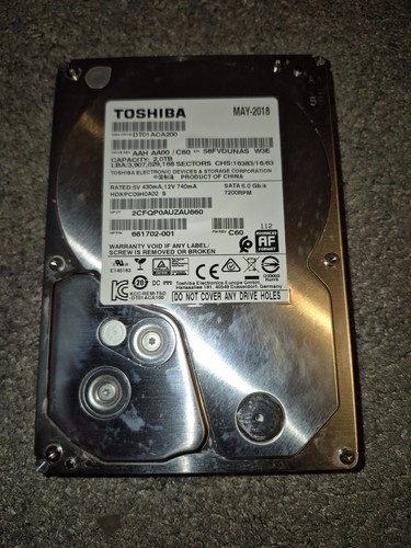 Toshiba 7200 rpm 3 5 - 2, 3,5"