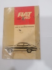 fiat dino coupè libretto libro manuale uso e manutenzione book owners livret