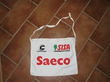 Vintage Cycling jersey shirt '90s pro Saeco borsa musette maglia bici ciclismo 