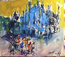 olio su tela p zza duomo