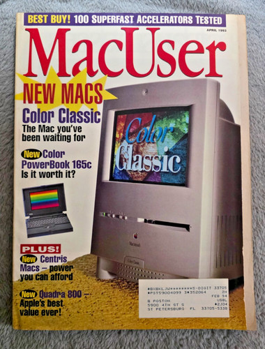 Macuser magazine april 1993 - april,